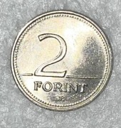 Moneta WĘGRY 2 FORINTY 1995