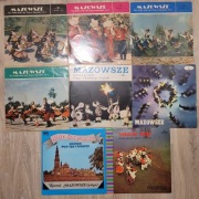 Płyty winylowe kolekcja zespół ludowy Mazowsze