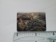 Magnes na lodówkę - 639f. WILNO Litwa METALIZOWANY