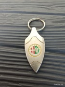 Breloczek Alfa Romeo 145 146 GTV 155 156 Spider metalowy lata 90-te 