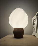 Lampka Nocna Stołowa 3D Brązowa e27