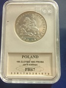 Próba 200 zł odsiecz wiedeńska 1983 Próba mennicza 67 PR