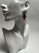 Eleganckie musztardowe kolczyki Orsay