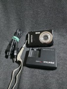 Pentax Optio V10 | Slim Black | Ładowarka + Karta 1GB | Stan BDB