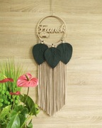 Makrama na kole z imieniem łapacz snów imienna