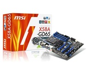 *UNIKAT* Płyta główna MSI X58A-GD65 24 GB RAM USB3 SATA3 X58 LGA 1366 + i7