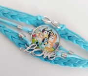 Bransoletka dziecięca z bajki Bluey Bingo Chilli Bangi