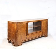 BUFET ART DECO, DUŻA KOMODA, ORZECH, RENOWACJA 