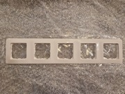 773655 Ramka pięciokrotna Legrand CARIVA biały