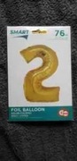 Godan Balon foliowy cyfra 2 złota Smart 76 cm