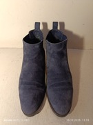 Botki, sztyblety skórzane RALPH LAUREN