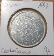 20 koron 1937 Czechosłowacja Ag