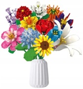 KLOCKI KONSTRUKCYJNE KWIATY BUKIET 1009 EL. ZESTAW