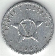 Kuba 5 centavos 1963 21,21 mm nr 2