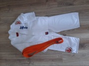 Kimono karate rozmiar 128 + pomarańczowy pas