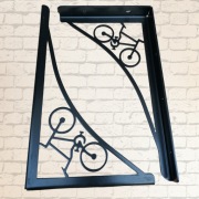 Wspornik pod Polki Uchwyty x2 Czarny Rower