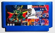NOWY! Castlevania 1/2 + Mega Man 1–6 – kartridż 8-bit (60 pin)