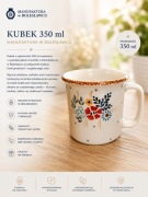 Kubek ceramiczny 350 ml GM13 ceramika Bolesławiec