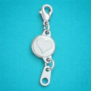 Magnetyczne zapięcie do biżuterii - Srebrne Serce