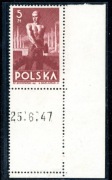 Z438 1947 PRL  "ŚWIAT PRACY" Fi437a **  z pustopolem, papier x.