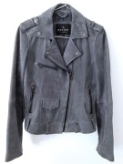 Review Peek & Cloppenburg Kurtka ramoneska zamszowa 36 S szara