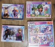 Puzzle TREFL dla dzieci  KRAINA LODU, My Little Pony, Koci Domek Gabi