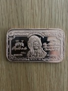 Sztabka 5 dolarow Indianin miedziana