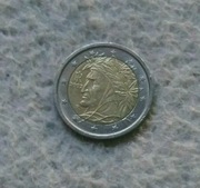 Moneta 2 euro Włochy 2002 rok 