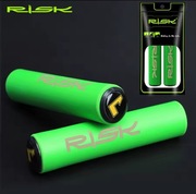 Chwyty kierownicy Gripy rowerowe Risk Ultralight 130mm Zielone Nowe