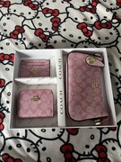 różowy zestaw coach