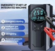 Jump starter Rozrusznik Pompka do 150PSI Powerbank 8000mAh latarka i SOS