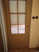 Drzwi wewnętrzne (komplet 5 szt.) złoty dąb - używane 