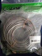 KABEL PRZEWÓD LAN SIECIOWY RJ45 l ETHERNET KAT.6 CAT FTP 30M INLINE