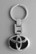 Toyota brelok breloczek do kluczyków od samochodu auta metal kolor srebrny