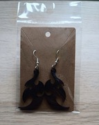 Kolczyki z geometrycznym wzorem 