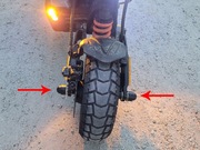 Kukirin G2 Master zaślepki nakrętki przednie koło