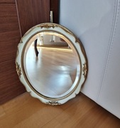 Lustro owalne wiszące vintage