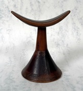 Stary zagłówek Jimma afrykański Afryki Afryka 