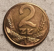 Moneta 2zl z roku 1988