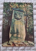 Pocztówka Święta Katarzyna Pomnik Stefana Żeromskiego w ŚPN