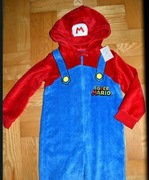 7# Super Mario strój piżama przebranie 7/8 lat_122/128 cm
