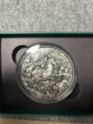 Srebrna moneta 13,5oz (2oz srebra, 11,5oz miedzi)- republika Tchad,