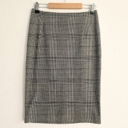 Spódnica ołówkowa Reserved 36 S szara kratka elegancka klasyczna