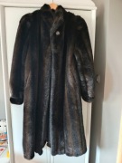 sztuczne futro długie płaszcz ze sztucznego futra 40L damski damskie