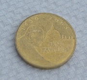 Polska III Rzeczpospolita PLN zł 2 złote 2005 MW Y# 525 Papież Jan Paweł II