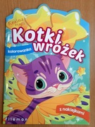 Kolorowanka Kotki wróżek