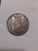 5 franków Belgia 1868r srebro 900