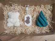 Świąteczny zestaw świec sojowych wdowolnym zapachu i kolorze 