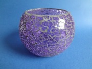 Świecznik Mozaika Duża Lampka na tealight UNIKAT!