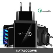 Ładowarka Sieciowa 4xUSB QC 3.0 Nexeri czarna